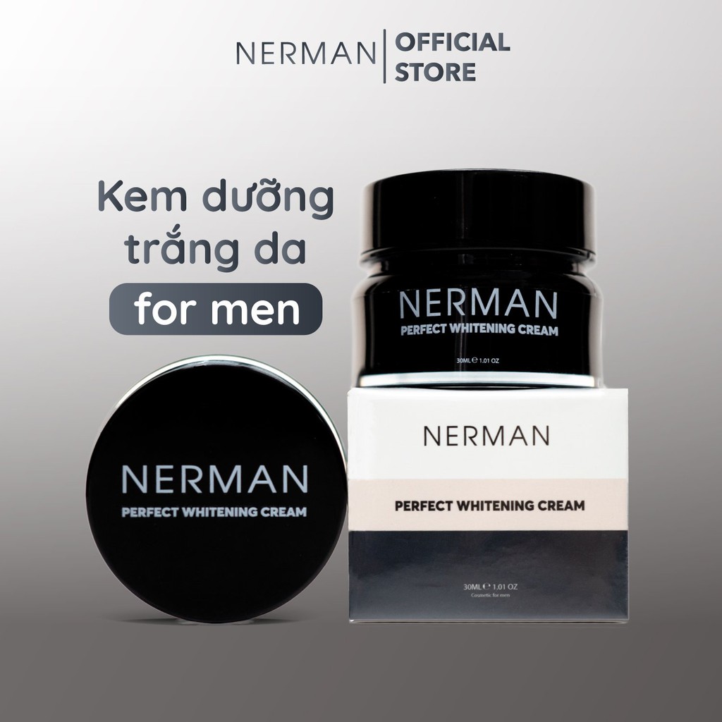 Kem dưỡng trắng, giảm thâm, mờ sẹo nam Nerman Perfect Whitening Cream 30ml | WebRaoVat - webraovat.net.vn