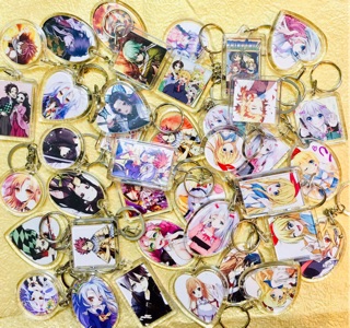 Móc khoá anime sword art online/ moca treo khoá sword art online in 2 mặt ảnh khác nhau