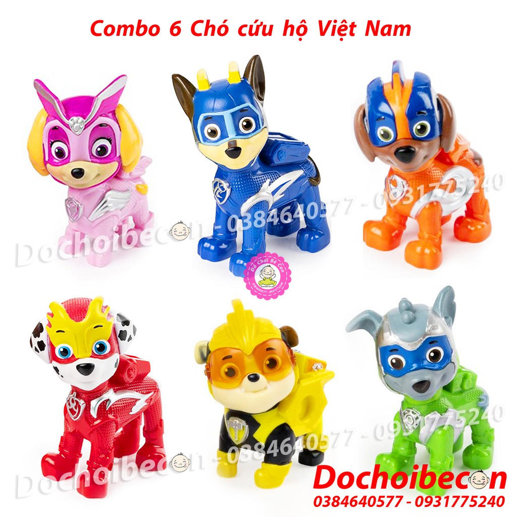 Chó cứu hộ Paw Patrol - Hàng Việt Nam (Giá 1 sản phẩm)