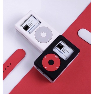 Đế Đựng Sạc Đồng Hồ Thông Minh iWatch bằng Silicon Hình Máy Nghe Nhạc Chống Rơi Rớt Thích Hợp Series 1 2 3 4 5 6 7 SE