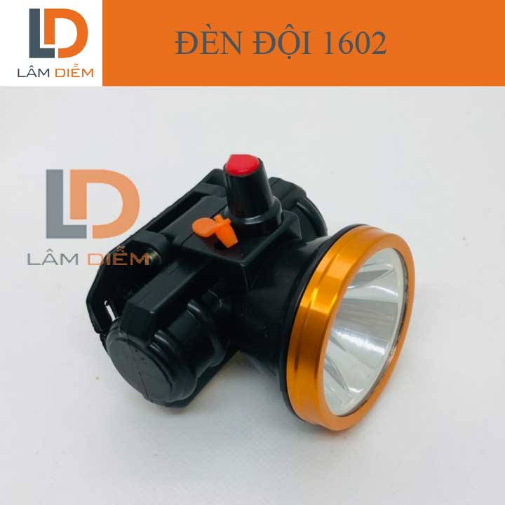 Đèn pin đội đầu sạc kín nước công tắc chỉnh cyx 1602 -  pl 406
