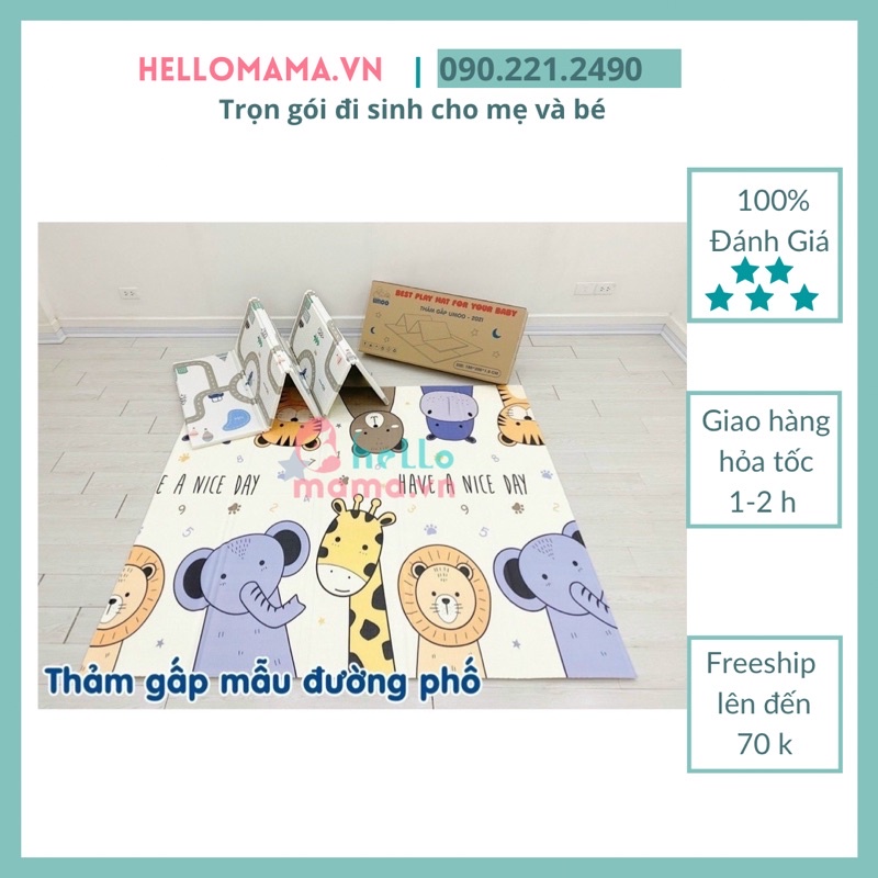 Thảm Umoo mẫu mới 2021 - Chống thấm, không bí, an toàn cho bé