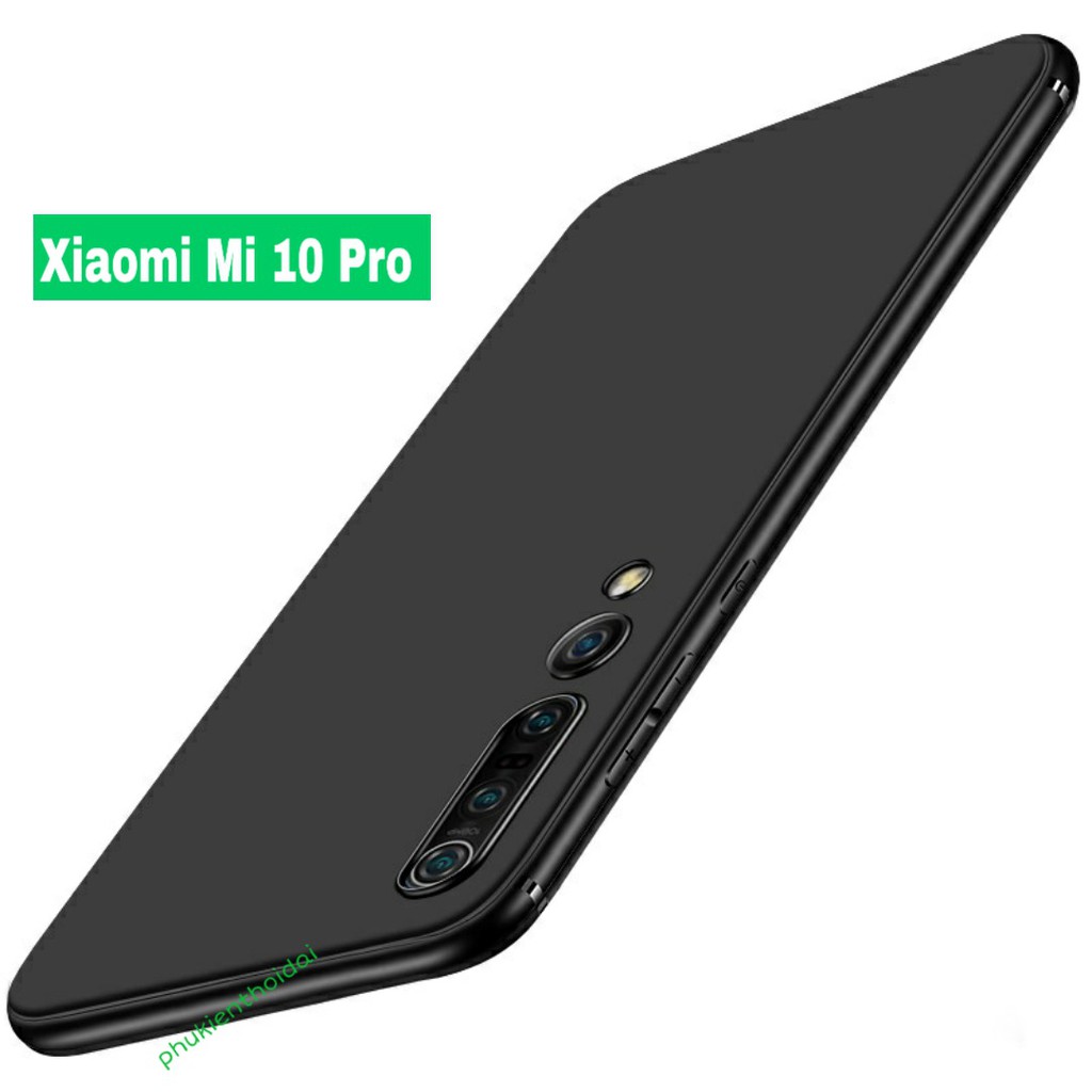 Ốp lưng Xiaomi Mi 10 Pro dẻo màu TPU siêu mỏng cao cấp ôm khít máy