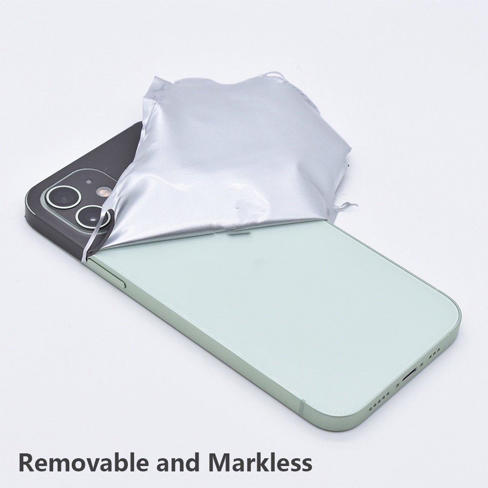 Miếng Dán Màu Xám Chống Trầy Xước Cho iPhone 6 6s 7 8 Plus X Xs XR 11 12 13 14 Pro Max Mini