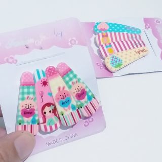 Set 4 kẹp tóc mái nhí cho bé