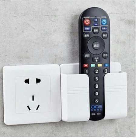 Kệ Dán Tường Để Remote,Đồ Dùng/Giá Đỡ Điện Thoại Đa Năng