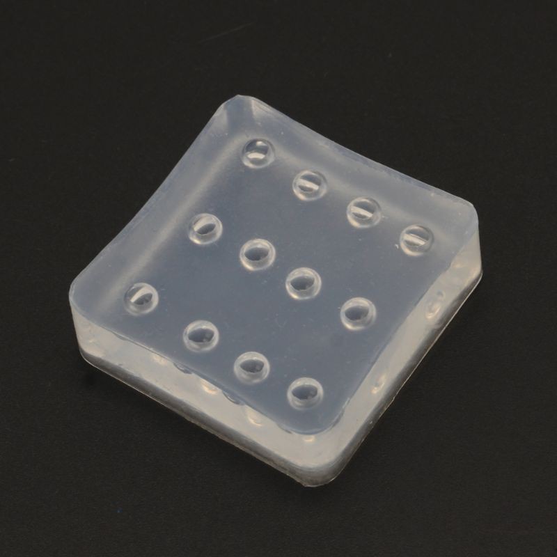 Khuôn Silicon Làm Trang Sức Hình Tròn 4mm