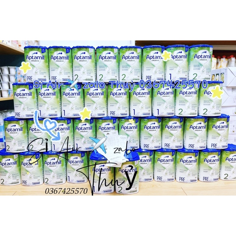 (Air ✈️ đủ bill) Sữa Aptamil Organic hộp 800g của Đức