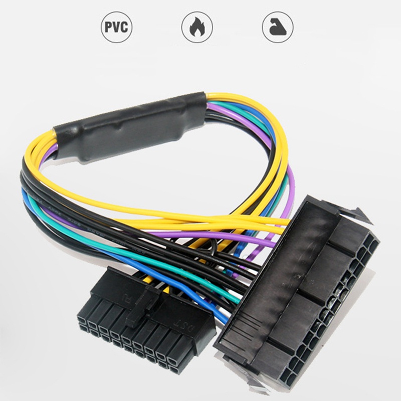 Dây Cáp Chuyển Đổi PSU ATX 24Pin Sang 18Pin Cho Bo Mạch Chủ HP Z420 Z620 18AWG 30CM