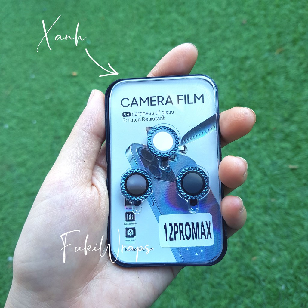 Bộ Kính Camera bảo vệ mắt camera Dành Cho 12 Pro Max 12 Pro, 12 , 11 PRO MAX, 11 Pro FukiShop