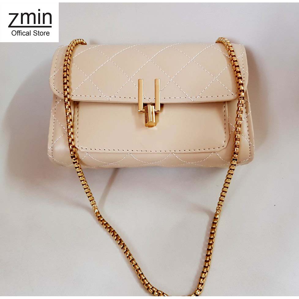 Túi xách nữ đeo chéo Zmin, khóa chữ y chất liệu da cao cấp-T025 | BigBuy360 - bigbuy360.vn