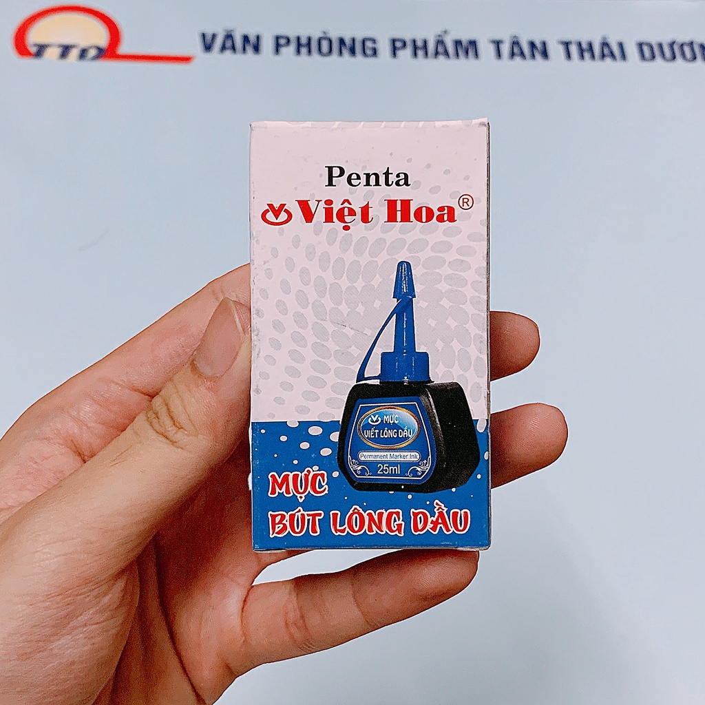 Mực Bút Lông Dầu 3 Màu - Xanh/ Đỏ/ Đen