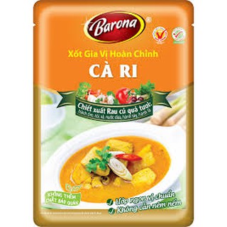 XỐT/SỐT GIA VỊ HOÀN CHỈNH BARONA CÀ RI 80G