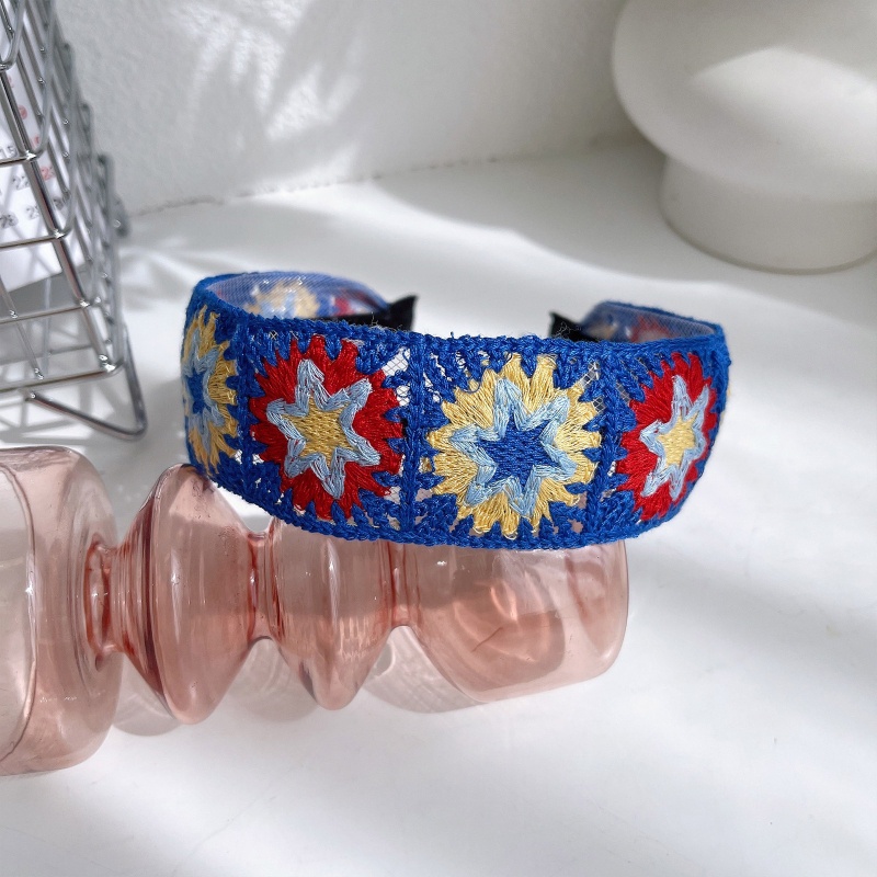 Băng Đô Cài Tóc Đan Móc Hình Hoa Thanh Lịch Cho Nữ