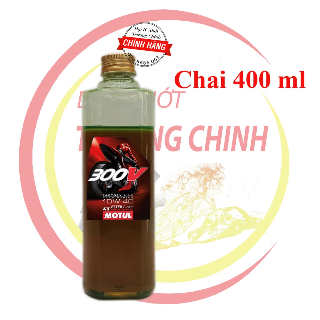 Nhớt Motul 300V 10W40 Factory Line 100ML,200ML,300ML,400ML