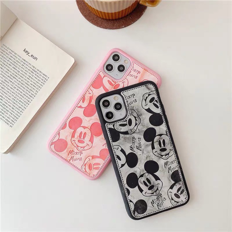 Ốp mickey hồng dành cho iPhone 7 8  7 Plus 8 Plus  X Xs Xr XsMax iPhone 11 11 Pro 11 Promax | BigBuy360 - bigbuy360.vn