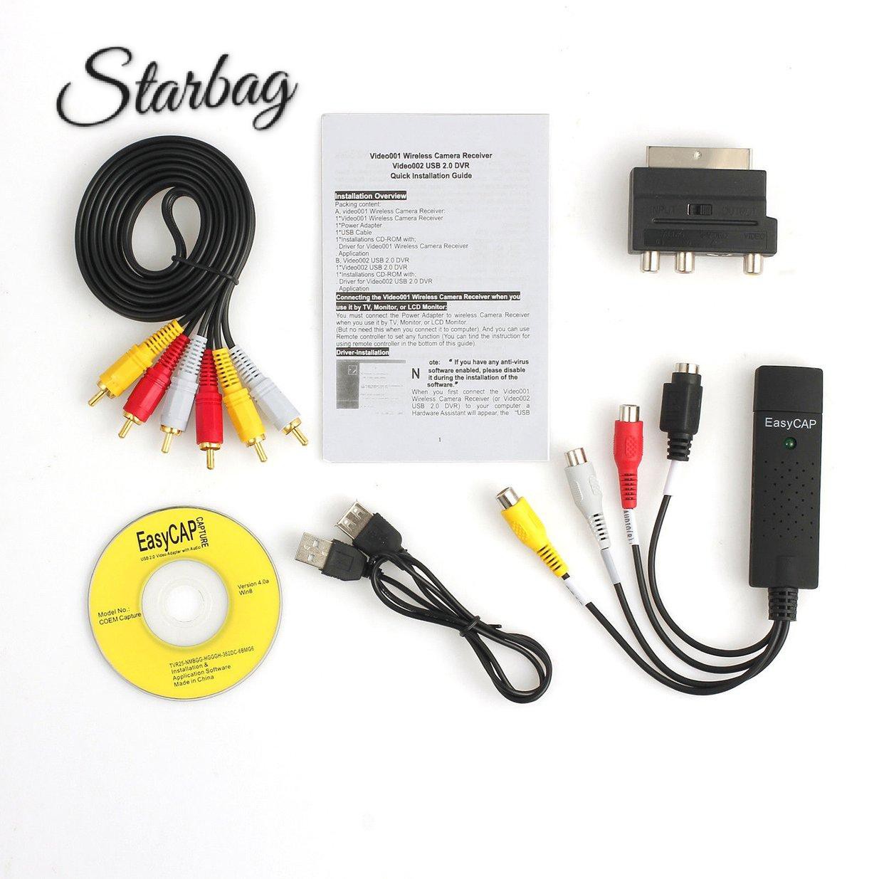 Bộ Chuyển Đổi Âm Thanh / Video Usb2.0 Vhs Sang Dvd Cho Win 10 | BigBuy360 - bigbuy360.vn