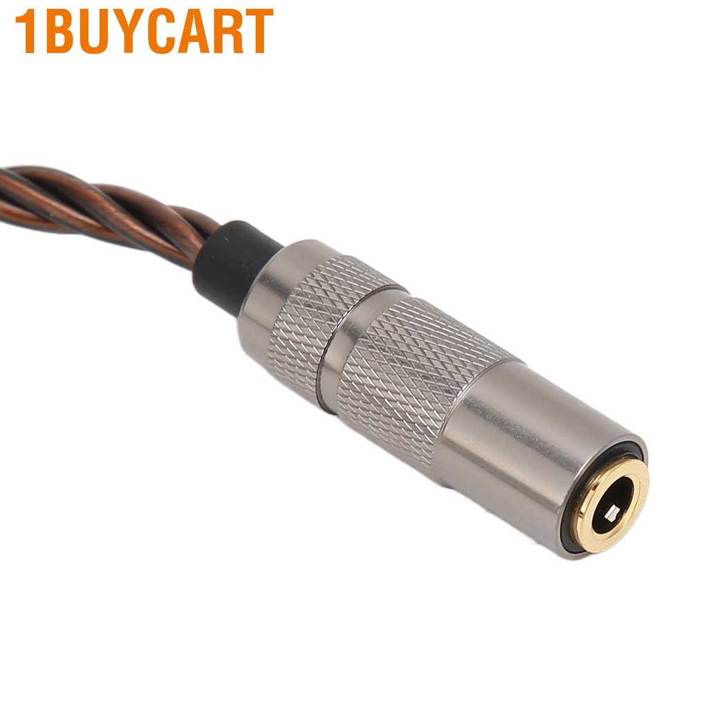 1buycart 4.4mm Balanced Male to 3.5mm Stereo Female Headphone Cable Gold Plated Portable Adapter for Music Lovers
