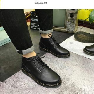 giày nam lửng cổ da thật doc -vnxk