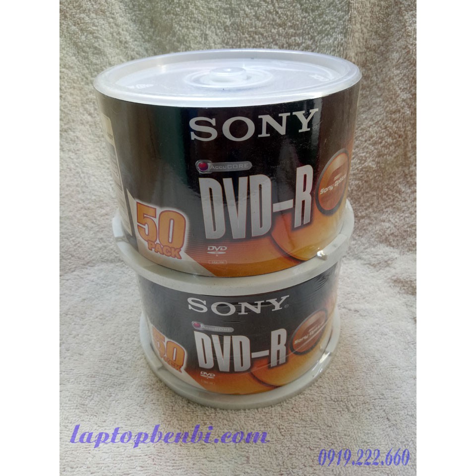 Đĩa DVD trắng Sony, 1 hộp 50 đĩa