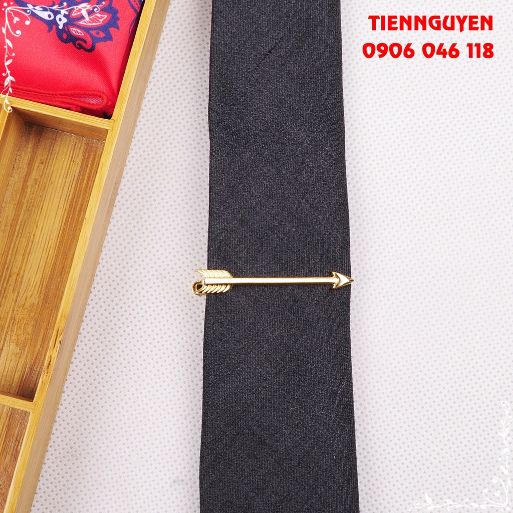 Kẹp cà vạt nam bản nhỏ ( 4cm)