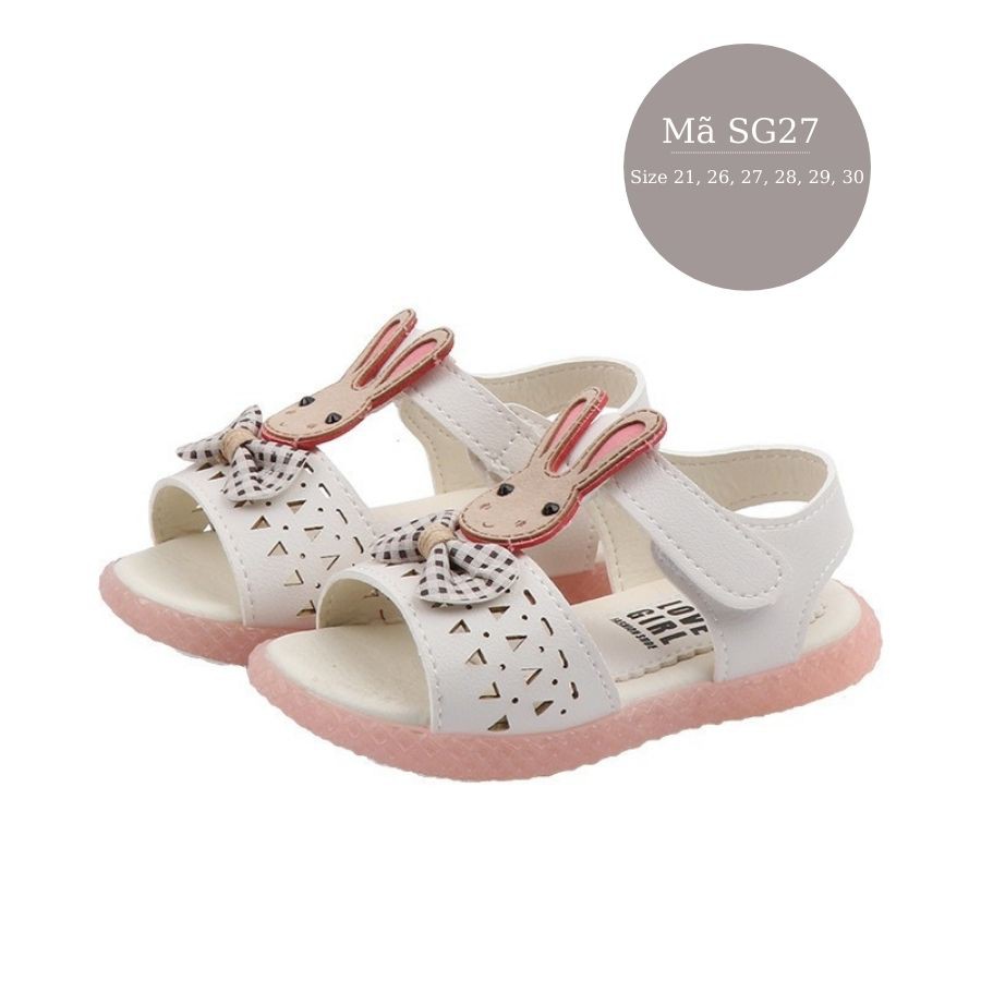 Dép sandal quai hậu trẻ em LIMIBABY da mềm đế chống trơn đi học, đi biển cho bé gái 1,2,3,4,5 tuổi SG27