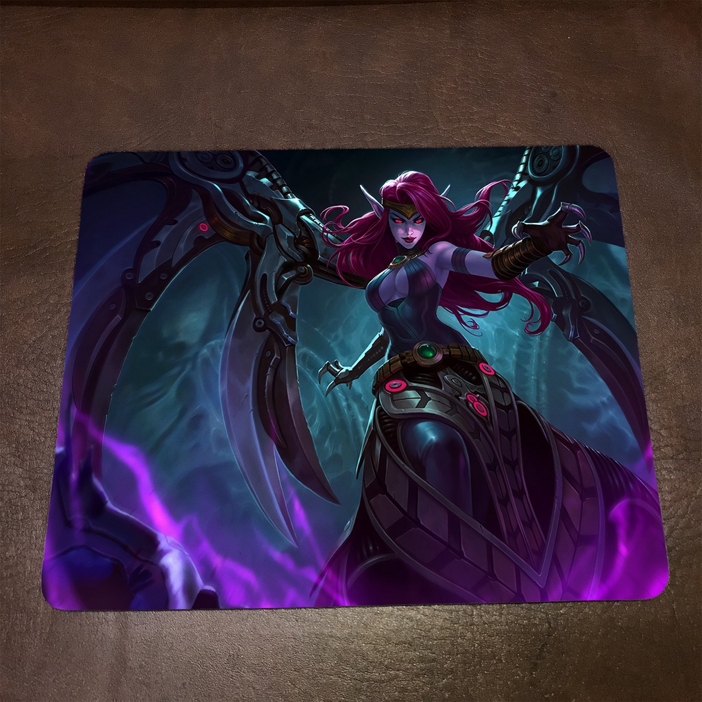 Lót chuột máy tính League of Legends MORGANA - Mẫu 1 Mousepad cao su êm ái, nhận in theo yêu cầu