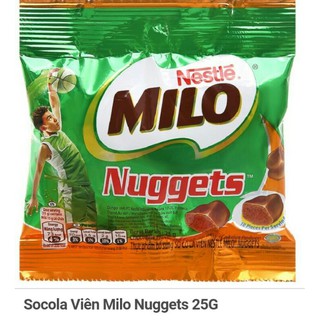 Socola Viên Milo Nuggets Gói 25G/ 75G