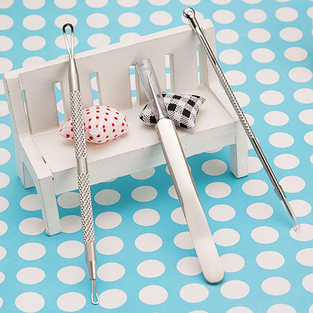 Bộ Dụng Cụ Hỗ Trợ Giảm Mụn Bằng Thép Không Gỉ Chuyên Nghiệp