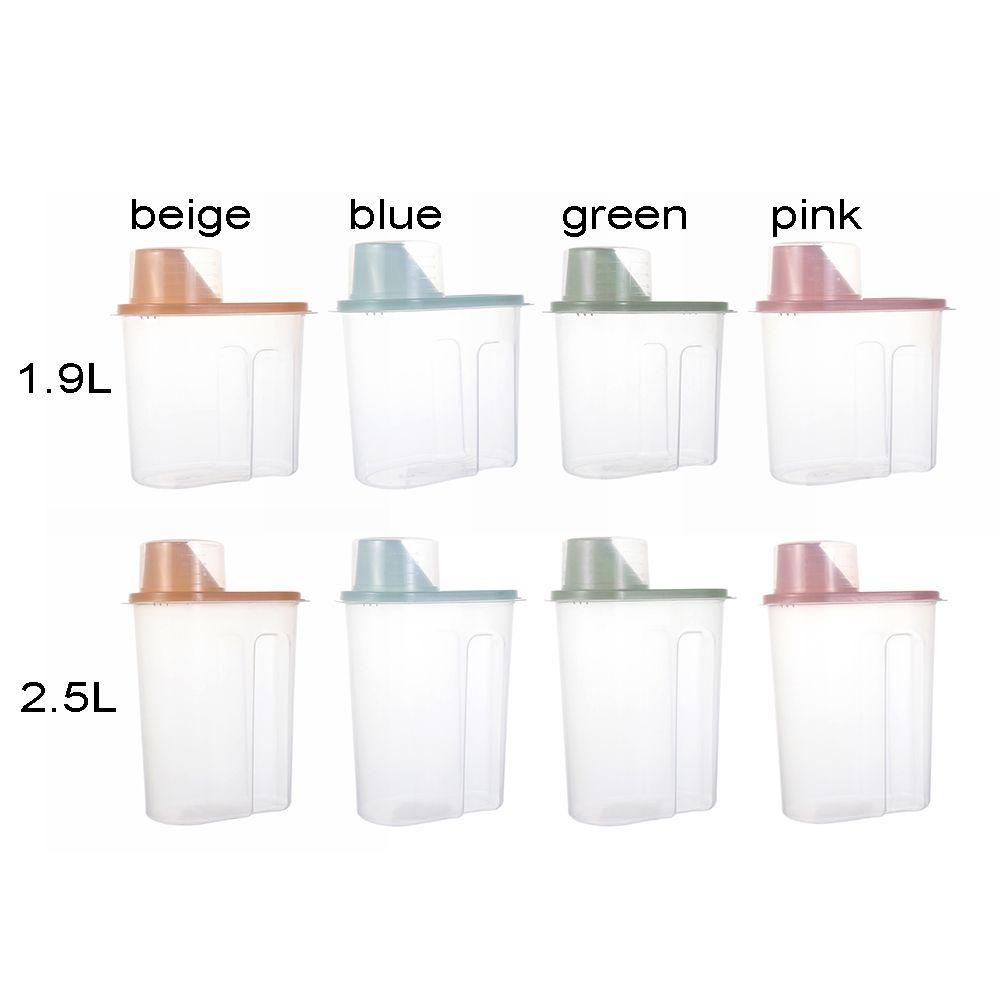 KUNHEV Hộp Nhựa Đựng Thực Phẩm Khô Kín Khí Dung Tích 1.9L / 2.5L