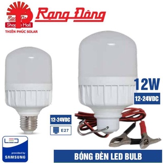 Bóng Đèn LED Kẹp Bình Ắc Quy 12V - 24V DC 7W / 9W / 12W Rạng Đông, ChipLED Samsung