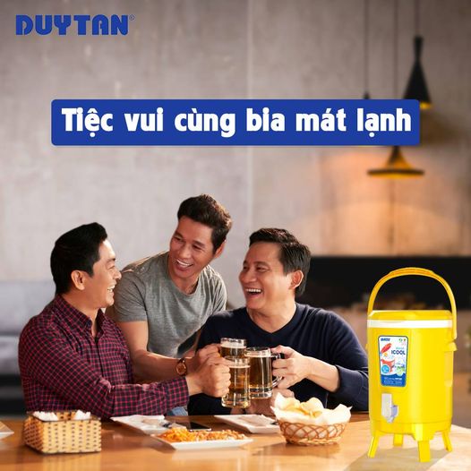 Bình Giữ Nhiệt Có Vòi DUY TÂN Matsu Icool 6L No.929 - Giữ Lạnh 24h | Kiểu Dáng Sang Trọng, Có Chân Đế | Hibucenter