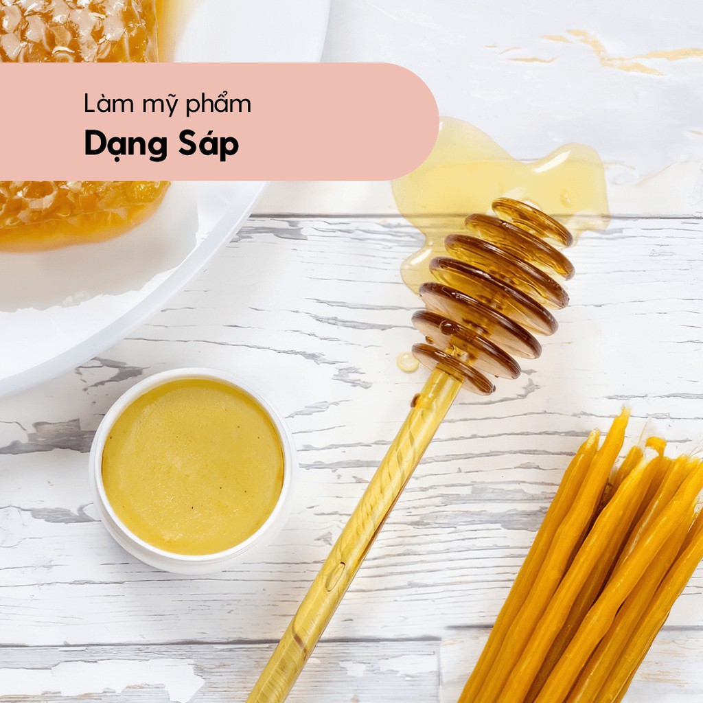 Sáp Cọ Làm Nến P-45 (Palm Wax P-45) – Kho Nguyên Liệu Làm Nến Thơm Cao Cấp - Tặng Tinh Dầu Mẫu Thử - Heny Garden