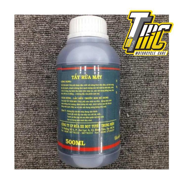 Dung Dịch Tẩy Rửa Khoang Máy, Lốc Máy, Đầu Bò PALLAS 500ml - TMC Racing Oil