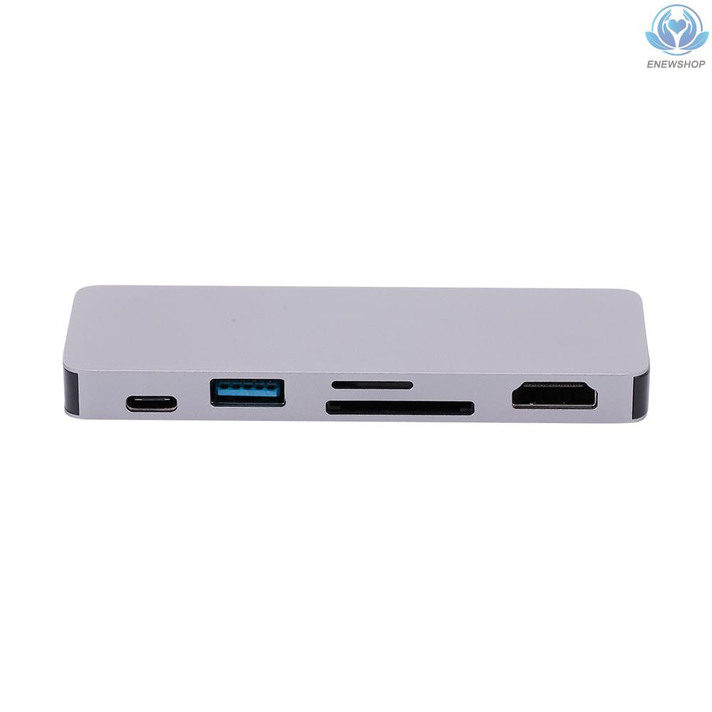 Đầu Đọc Thẻ Nhớ Usb 3.0 Type-C 4k Hd 6 Trong 1