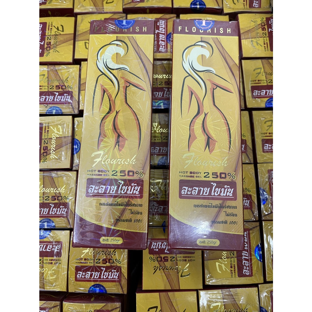 Gel Tan Mỡ Flourish Hot Body 250gr