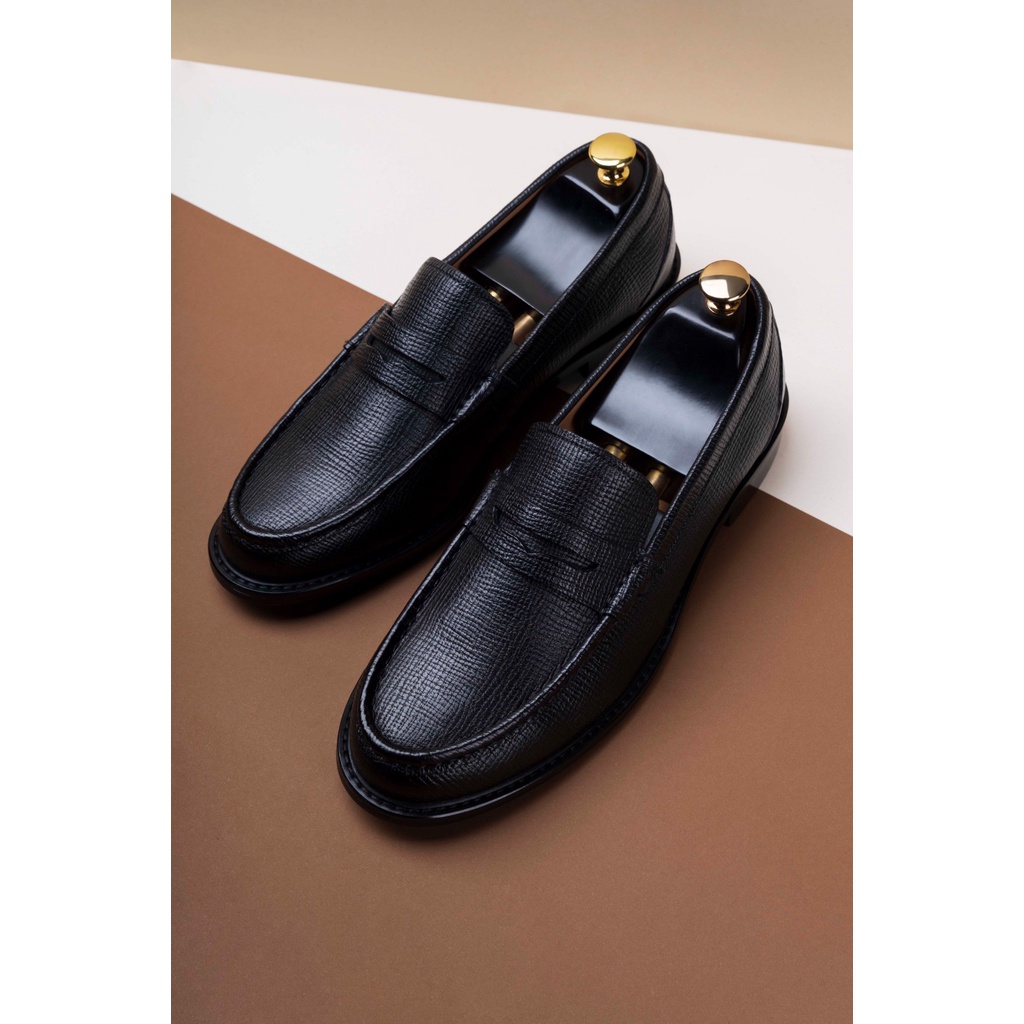 GIÀY DA NAM ADAM STORE ĐEN KHOÉT MẮT 7895-L303