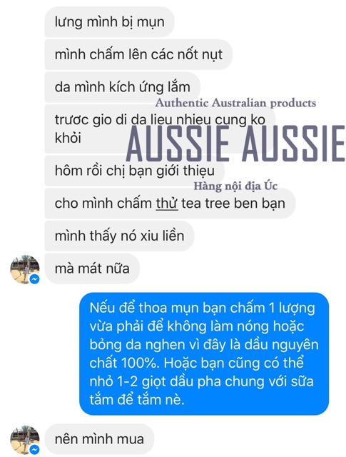 Tinh dầu tràm trà Úc Thursday Plantation tea tree oil nguyên chất 100% 10ml 15ml 25ml 50ml 100ml