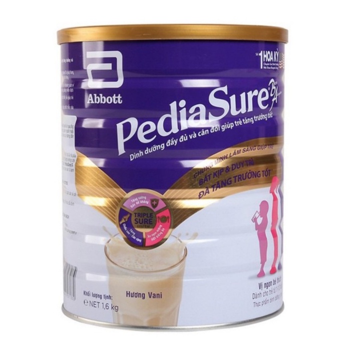 Sữa Pediasure BA 1,6kg Abbott Hương Vani