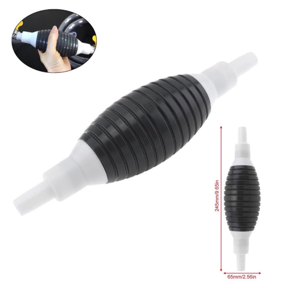 Dụng cụ bơm hút chất lỏng tiện dụng/ Ống hút X.ăng đầu cầm tay dễ dàng, loại cao su dày tặng kèm Van Khoá siêu bền