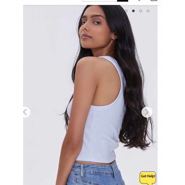 Croptop len gân xanh A760