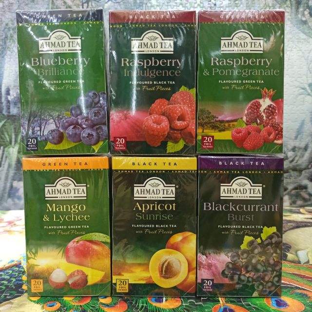 Trà Ahmad Tea hoa quả đủ các vị