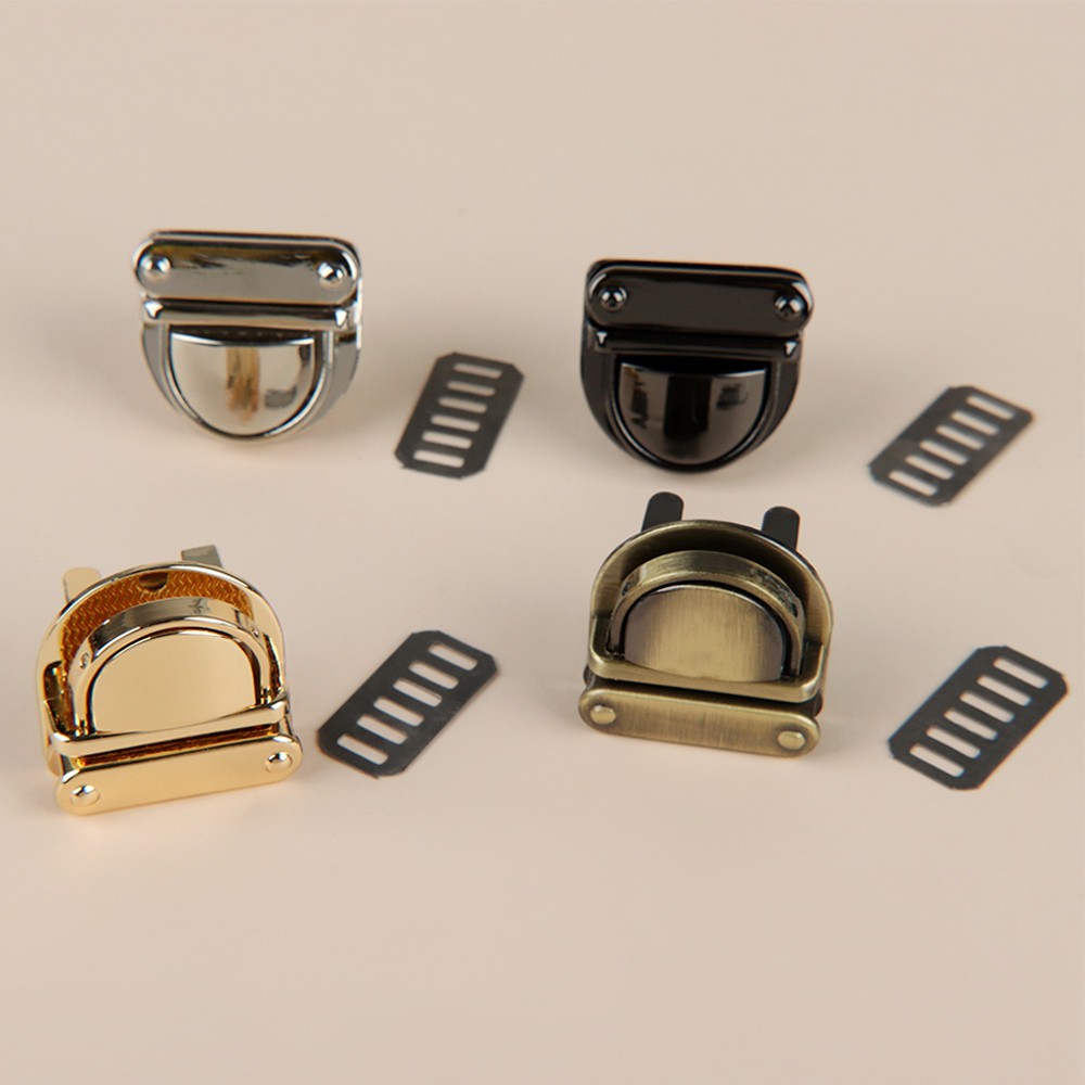 Hardware Handbag DIY Purse Bag Accessories Turn Lock