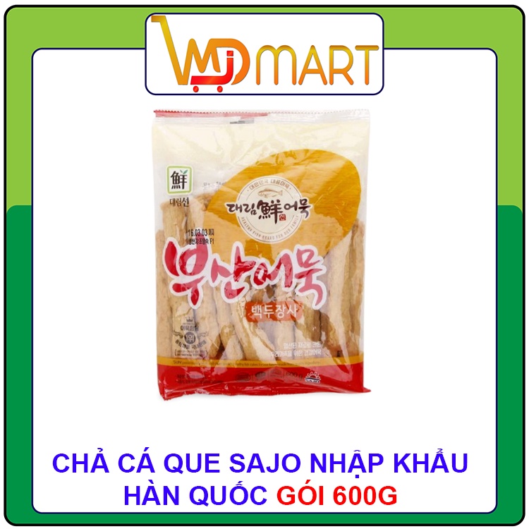 Chả cá que Sajo Nhạp khẩu Hàn quốc gói