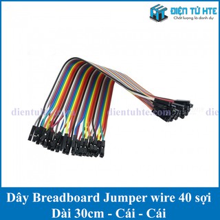 Dây Cắm Breadboard Testboard 40 Sợi Jumper Wire