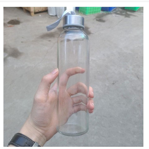 BÌNH NƯỚC THỦY TINH 500ML CÓ QUAI XÁCH