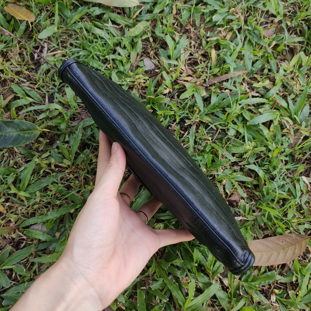 Ví bóp clutch cầm tay Da thật hiệu Mario Valentino Italy second-hand Đồ Si Bon- VD040