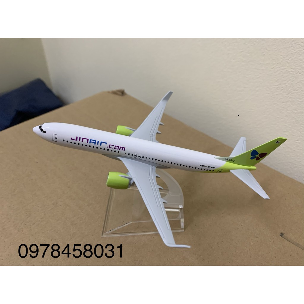 Mô hình máy bay Jinair 16cm