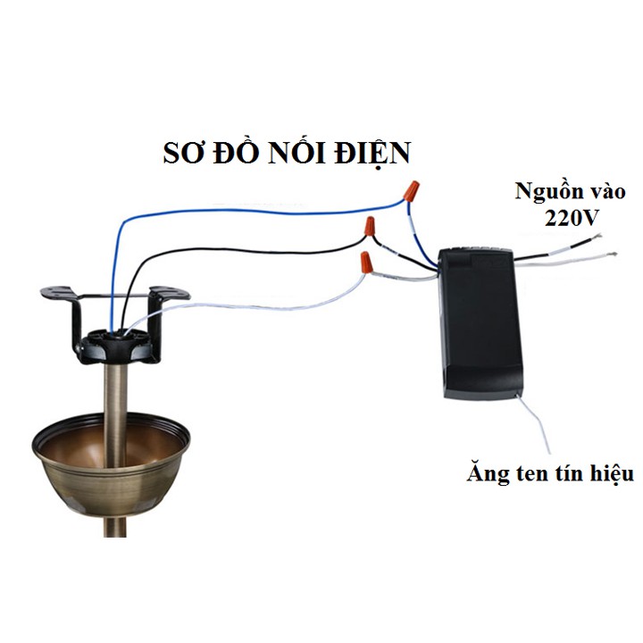 Bộ điều khiển quạt trần từ xa - công tắc điều khiển quạt trần, mạch điều khiển quạt từ xa