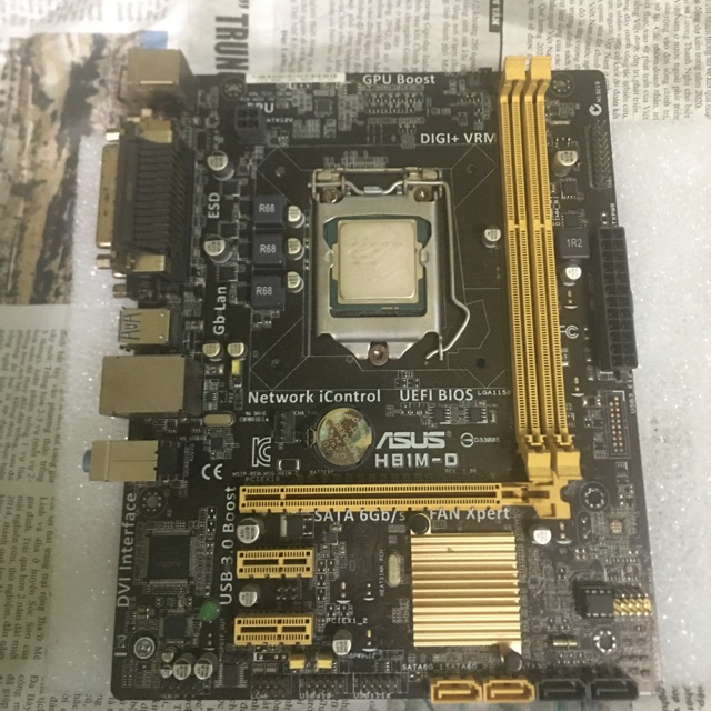 Combo main asus H81 Cpu G3240